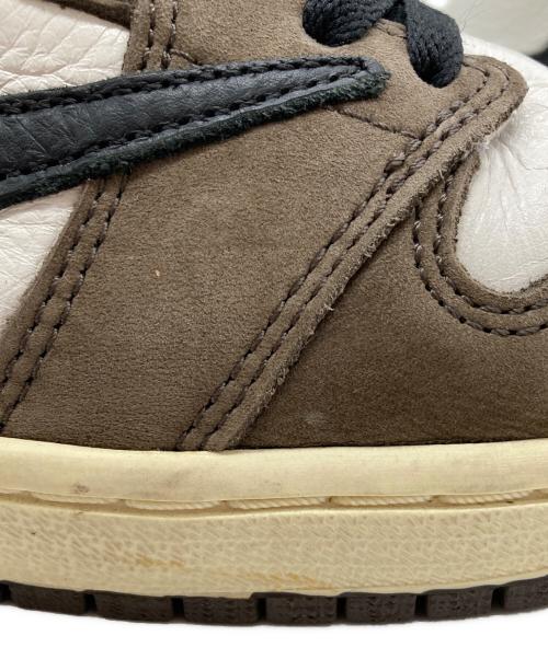 NIKE（ナイキ）NIKE (ナイキ) Travis Scott (トラヴィス・スコット) ハイカットスニーカー ブラウン サイズ:27.5㎝の古着・服飾アイテム