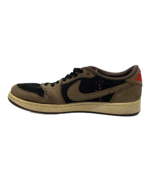 NIKE（ナイキ）NIKE (ナイキ) Travis Scott (トラヴィス・スコット) ローカットスニーカー ブラウン サイズ:27.5㎝の古着・服飾アイテム