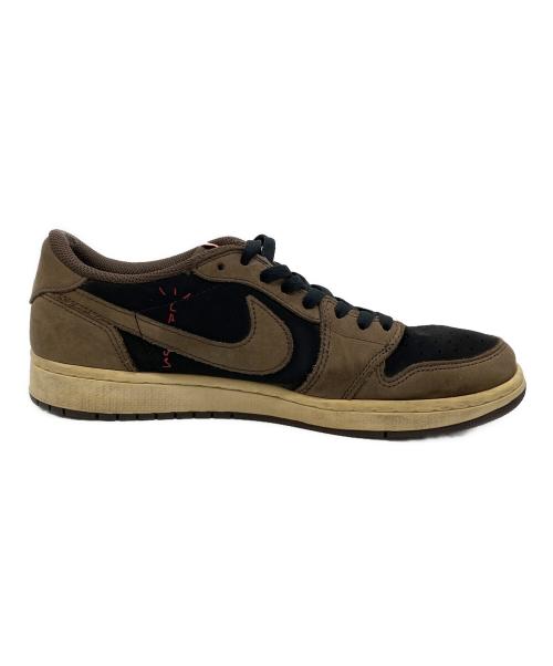 NIKE（ナイキ）NIKE (ナイキ) Travis Scott (トラヴィス・スコット) ローカットスニーカー ブラウン サイズ:27.5㎝の古着・服飾アイテム