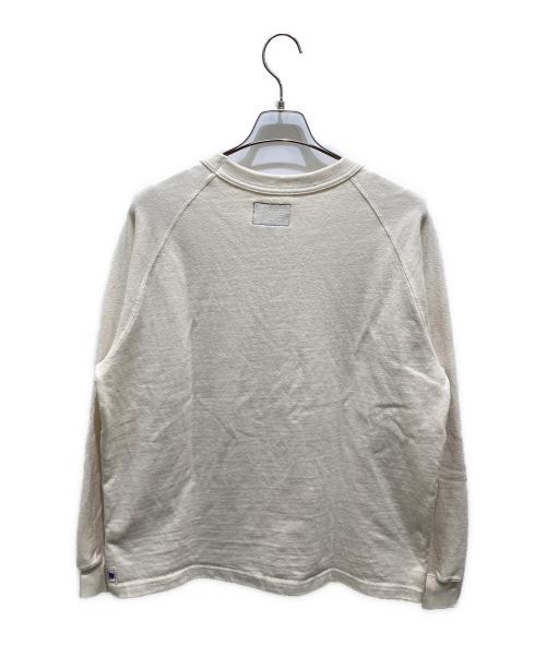 THE NORTHFACE PURPLELABEL（ザ・ノースフェイス パープルレーベル）THE NORTHFACE PURPLELABEL (ザ・ノースフェイス パープルレーベル) Field Long Sleeve Pocket Tee ベージュ サイズ:Lの古着・服飾アイテム