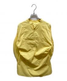 Ameri（アメリ）の古着「BALLOON SLEEVE SHAPE SHIRT」｜イエロー
