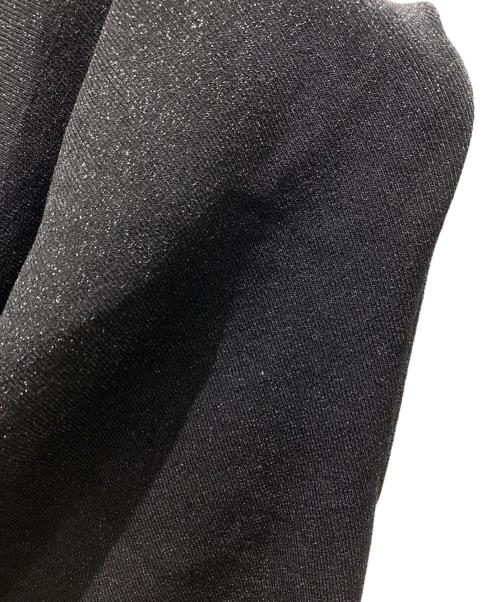 anuans（アニュアンス）anuans (アニュアンス) ドレープネックニットトップス ブラック サイズ:Fの古着・服飾アイテム