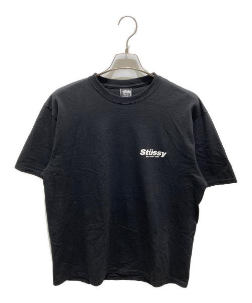 stussy（ステューシー）stussy (ステューシー) Rabbit Hole Tee ブラック サイズ:Lの古着・服飾アイテム