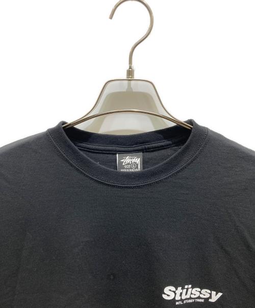 stussy（ステューシー）stussy (ステューシー) Rabbit Hole Tee ブラック サイズ:Lの古着・服飾アイテム