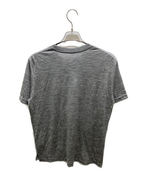 山と道（ヤマトミチ）山と道 (ヤマトミチ) 100% Merino Light Crew Neck Pocket グレー サイズ:Mの古着・服飾アイテム