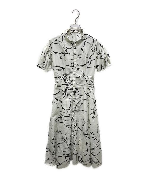 CELFORD（セルフォード）CELFORD (セルフォード) シャンタンシャツワンピース ホワイト サイズ:36の古着・服飾アイテム