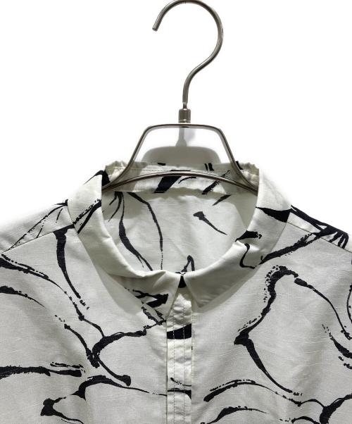 CELFORD（セルフォード）CELFORD (セルフォード) シャンタンシャツワンピース ホワイト サイズ:36の古着・服飾アイテム