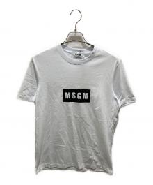 MSGM（エムエスジーエム）の古着「プリントTシャツ」｜ホワイト