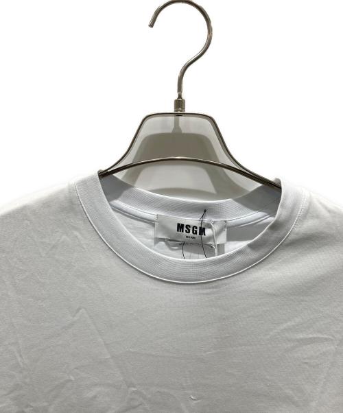 MSGM（エムエスジーエム）MSGM (エムエスジーエム) プリントTシャツ ホワイト サイズ:XSの古着・服飾アイテム