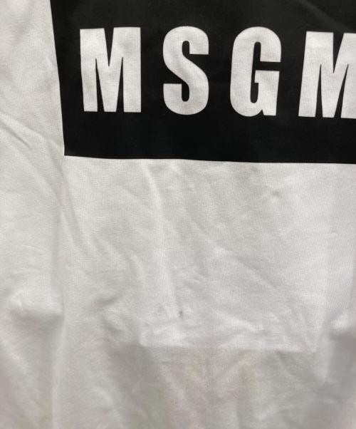 MSGM（エムエスジーエム）MSGM (エムエスジーエム) プリントTシャツ ホワイト サイズ:XSの古着・服飾アイテム