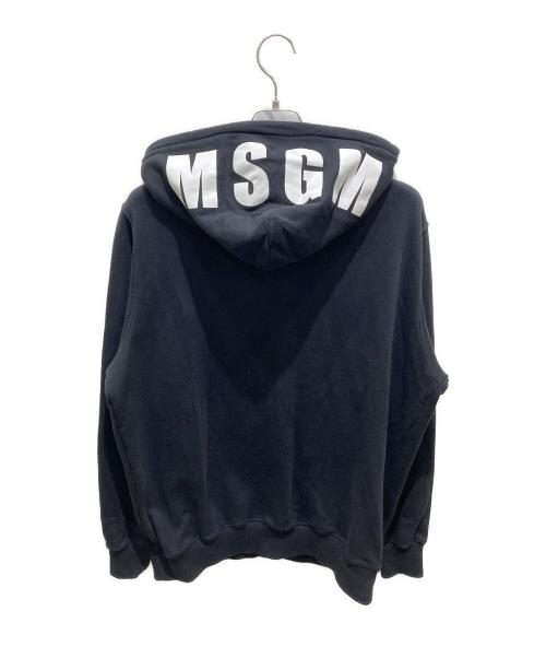 MSGM（エムエスジーエム）MSGM (エムエスジーエム) プルオーバーパーカー ブラック サイズ:Sの古着・服飾アイテム