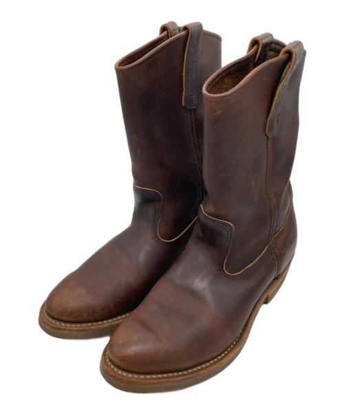 RED WING（レッドウィング）RED WING (レッドウィング) PECOSBOOTS（ペコスブーツ） ブラウン サイズ:US7.5の古着・服飾アイテム