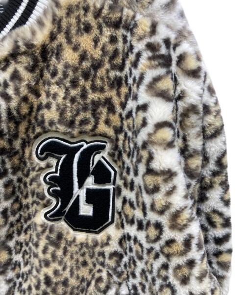 LEGENDA（レジェンダ）LEGENDA (レジェンダ) LG Logo Fur Award Jacket ベージュ サイズ:記載なしの為実寸参照の古着・服飾アイテム
