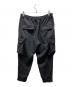 GROUND Y (グラウンドワイ) T/W GABARDINE MILITARY CARGO PANTS ブラック サイズ:3：22000円