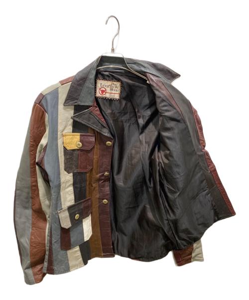 Sears（シアーズ）Sears (シアーズ) レザーコート ブラウン サイズ:記載無しの為実寸参照の古着・服飾アイテム