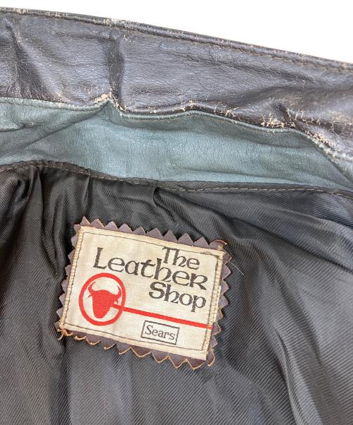 Sears（シアーズ）Sears (シアーズ) レザーコート ブラウン サイズ:記載無しの為実寸参照の古着・服飾アイテム