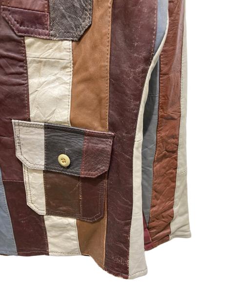 Sears（シアーズ）Sears (シアーズ) レザーコート ブラウン サイズ:記載無しの為実寸参照の古着・服飾アイテム