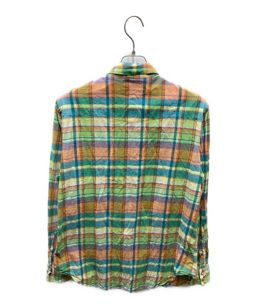 POLO RALPH LAUREN（ポロ・ラルフローレン）POLO RALPH LAUREN (ポロ・ラルフローレン) チェックシャツ ブルー サイズ:Mの古着・服飾アイテム