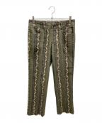 PAUL SMITHポールスミス）の古着「総柄パンツ」｜グリーン