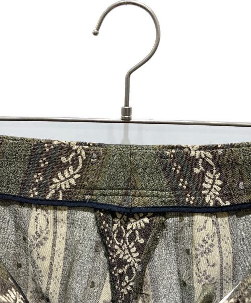 PAUL SMITH（ポールスミス）PAUL SMITH (ポールスミス) 総柄パンツ グリーン サイズ:79の古着・服飾アイテム