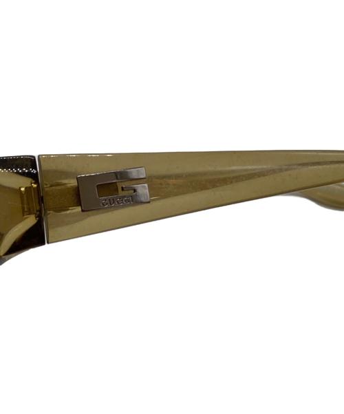 GUCCI（グッチ）GUCCI (グッチ) メタルロゴサングラス グリーン サイズ:55□16の古着・服飾アイテム