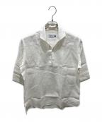 SHIPSシップス）の古着「リネンカプリシャツ」｜ホワイト