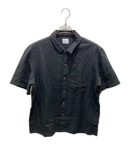 PAUL SMITH（ポールスミス）PAUL SMITH (ポールスミス) リネンシャツ ブラック サイズ:XLの古着・服飾アイテム