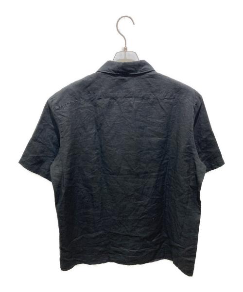 PAUL SMITH（ポールスミス）PAUL SMITH (ポールスミス) リネンシャツ ブラック サイズ:XLの古着・服飾アイテム
