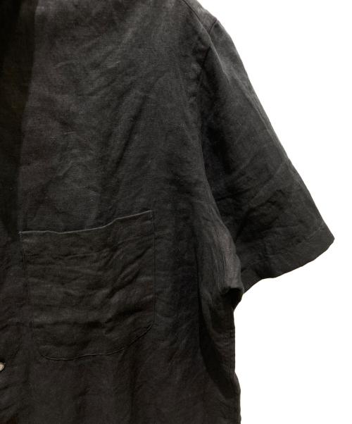 PAUL SMITH（ポールスミス）PAUL SMITH (ポールスミス) リネンシャツ ブラック サイズ:XLの古着・服飾アイテム