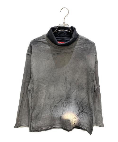 DIESEL（ディーゼル）DIESEL (ディーゼル) D-Nlabelcol-S Track High neck グレー サイズ:XSの古着・服飾アイテム