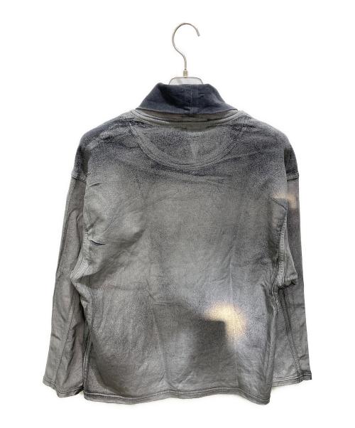 DIESEL（ディーゼル）DIESEL (ディーゼル) D-Nlabelcol-S Track High neck グレー サイズ:XSの古着・服飾アイテム