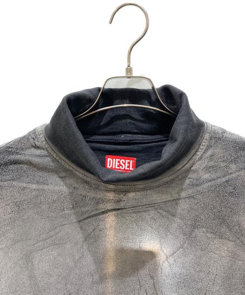 DIESEL（ディーゼル）DIESEL (ディーゼル) D-Nlabelcol-S Track High neck グレー サイズ:XSの古着・服飾アイテム