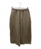 mizuiro-indミズイロインド）の古着「ワイドリネンパンツ」｜カーキ
