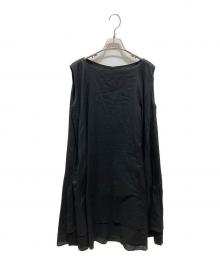 mizuiro-ind（ミズイロインド）の古着「ノースリーブワンピース」｜ブラック
