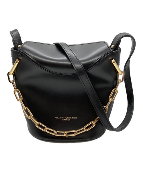 GIANNI CHIARINI（ジャンニ キアリーニ）GIANNI CHIARINI (ジャンニ キアリーニ) 2WAYショルダーバッグ ブラックの古着・服飾アイテム