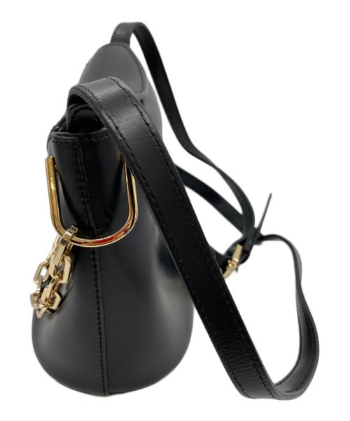 GIANNI CHIARINI（ジャンニ キアリーニ）GIANNI CHIARINI (ジャンニ キアリーニ) 2WAYショルダーバッグ ブラックの古着・服飾アイテム
