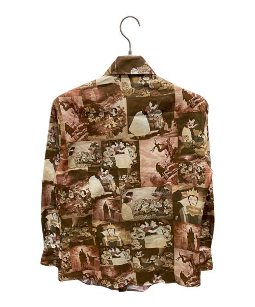 KENNINGTON（ケニントン）KENNINGTON (ケニントン) 総柄シャツ ブラウン サイズ:記載無しの為実寸参照の古着・服飾アイテム