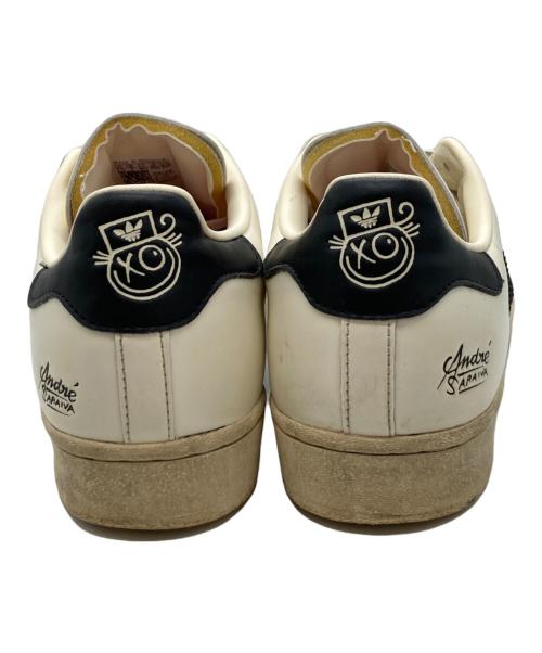 adidas（アディダス）adidas (アディダス) Andre Saraiva (アンドレ サライバ) SUPER STAR ホワイト サイズ:25.5㎝の古着・服飾アイテム