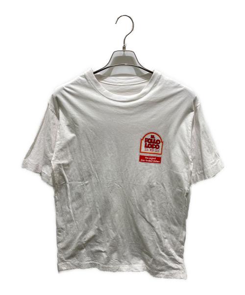 USED（ユーズド）USED (ユーズド) 半袖Tシャツ ホワイト サイズ:記載無しの為実寸参照の古着・服飾アイテム
