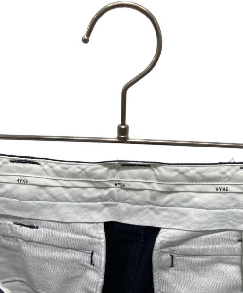 HYKE（ハイク）HYKE (ハイク) ワイドチノパンツ ネイビー サイズ:3の古着・服飾アイテム