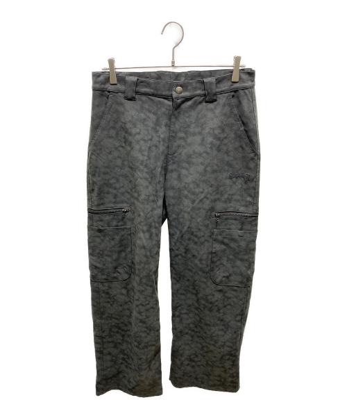 SUPPLIER（サプライヤー）SUPPLIER (サプライヤー) Vintage Faux Leather Cargo Pants グレー サイズ:Mの古着・服飾アイテム