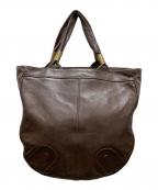 Chloeクロエ）の古着「レザートートバッグ」｜ブラウン