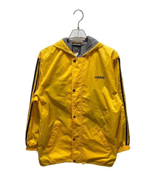 adidas（アディダス）adidas (アディダス) ナイロンジャケット イエロー サイズ:XLの古着・服飾アイテム