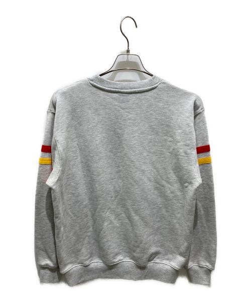 DISNEY（ディズニー）DISNEY (ディズニー) B:MING by BEAMS (ビーミングバイビームス) クルーネックスウェット グレー サイズ:S 未使用品の古着・服飾アイテム