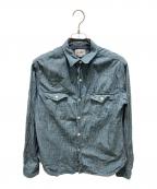 The Blurred CLOTHINGブラードクロージング）の古着「シャンブレーシャツ」｜ブルー