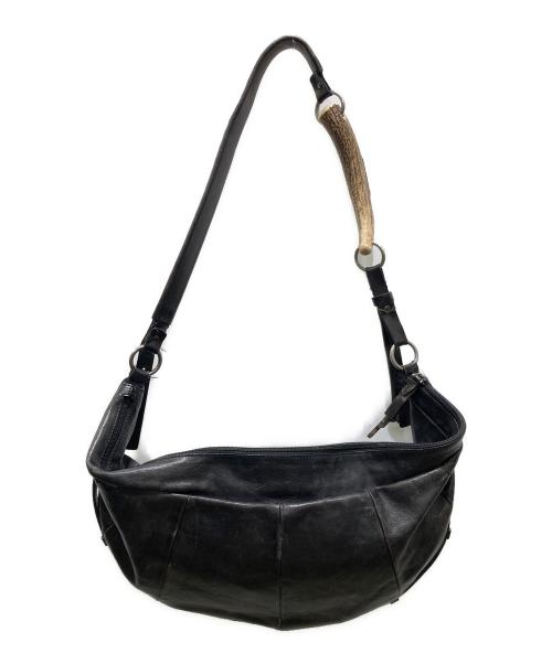 Yves Saint Laurent Rive Gauche（イヴ・サンローラン リヴ・ゴーシュ）Yves Saint Laurent Rive Gauche (イヴ・サンローラン リヴ・ゴーシュ) Mombasaショルダーバッグ ブラックの古着・服飾アイテム