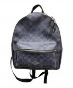 COACHコーチ）の古着「シグネチャーリュック」｜ブルー