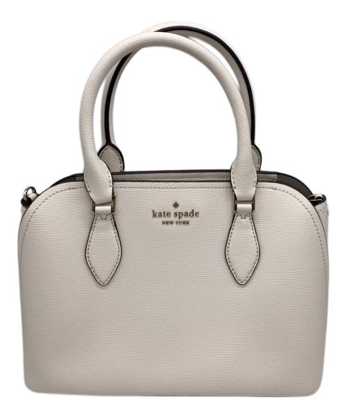 Kate Spade（ケイトスペード）Kate Spade (ケイトスペード) 2WAYショルダーバッグ アイボリーの古着・服飾アイテム