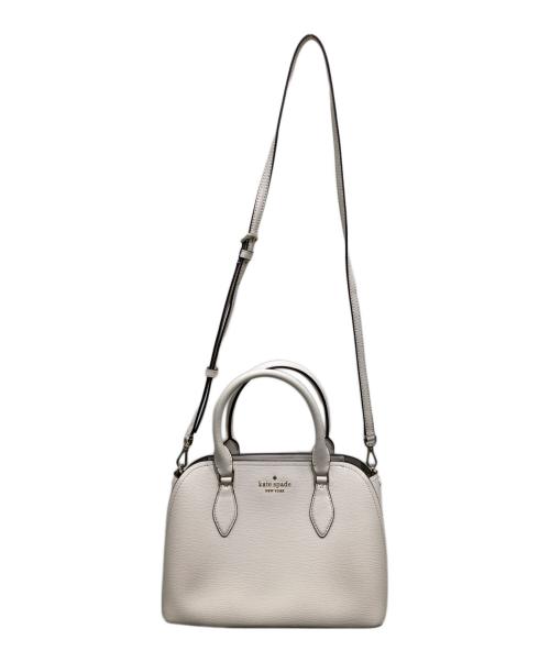 Kate Spade（ケイトスペード）Kate Spade (ケイトスペード) 2WAYショルダーバッグ アイボリーの古着・服飾アイテム