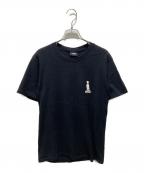 stussyステューシー）の古着「シャドーマンプリントTシャツ」｜ブラック